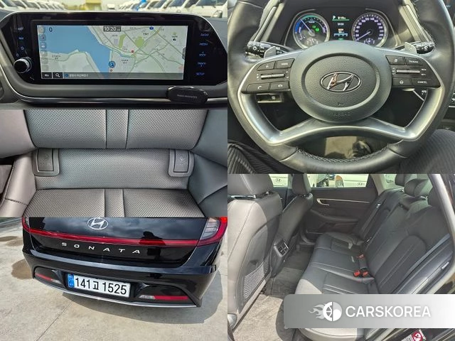 Hyundai Sonata Hybrid (DN8) 2022 Черный из Кореи, фото 6