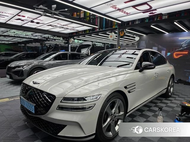 Genesis Electrified G80 (RG3) 2021 Серебристо-серый из Кореи, фото 6