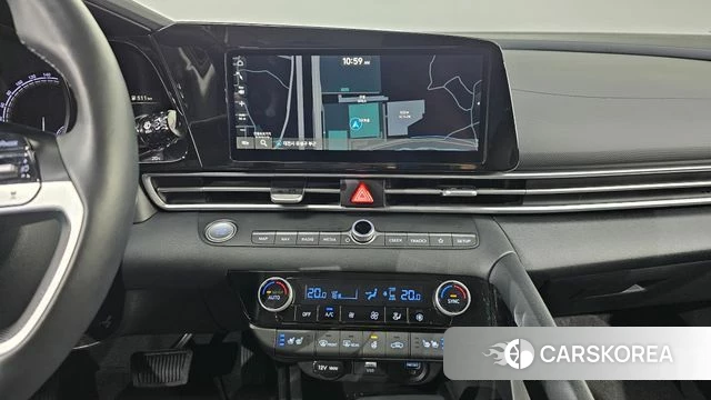 Hyundai Avante Hybrid (CN7) 2022 Черный из Кореи, фото 6
