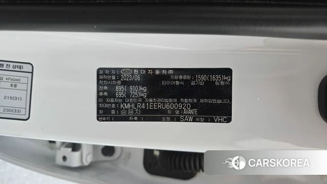 Hyundai The New Avante (CN7) id 4991160 из Кореи 8