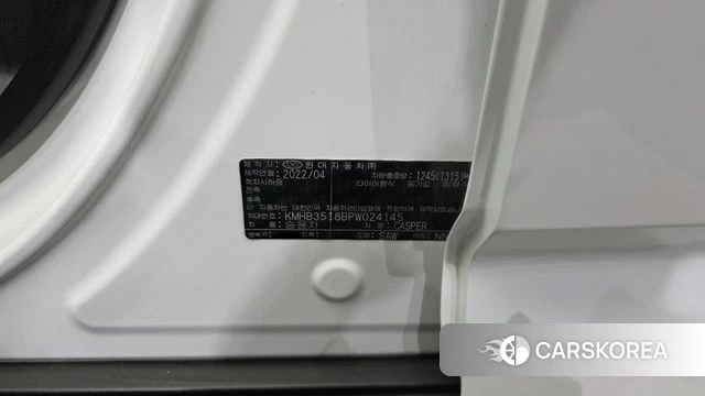 Hyundai Casper id 4457679 из Кореи 8