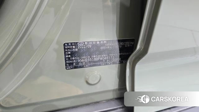 Hyundai Casper id 5022184 из Кореи 8