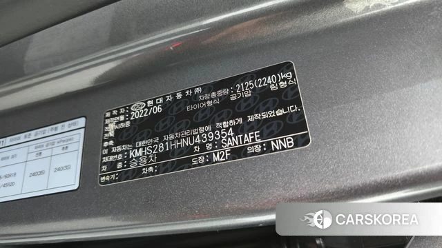 Hyundai The New Santa Fe id 5047021 из Кореи 9