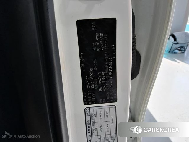 Kia The New K3 2nd generation id 4981613 из Кореи 9