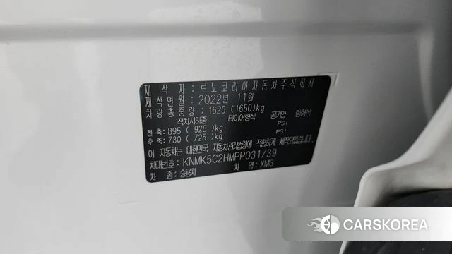 Renault Korea (Samsung) XM3 id 4779086 из Кореи 9
