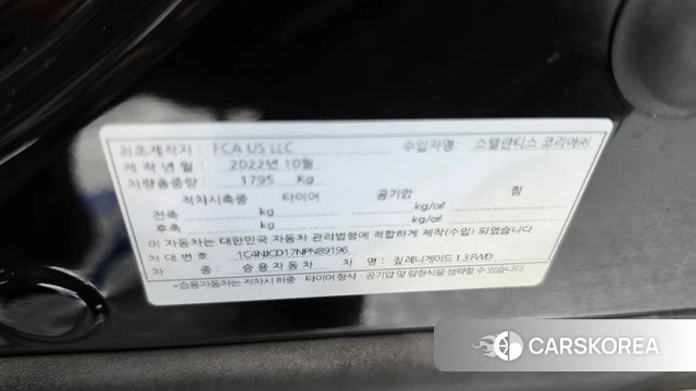 Jeep Renegade id 4975951 из Кореи 11