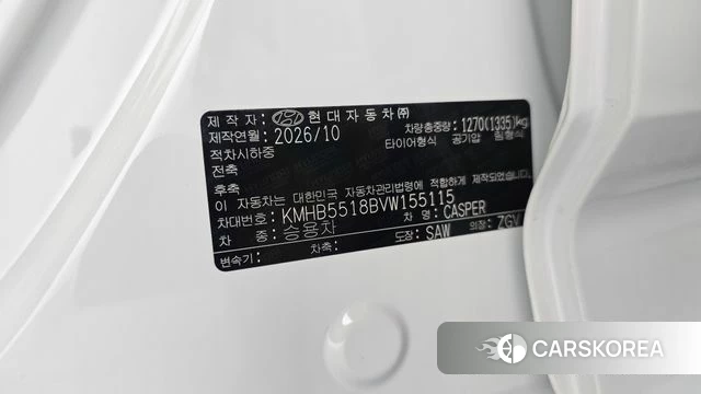 Hyundai The New Casper id 5001343 из Кореи 11