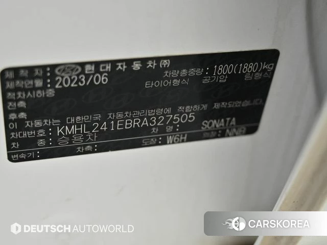 Hyundai Sonata D Edge (DN8) id 4778884 из Кореи 11