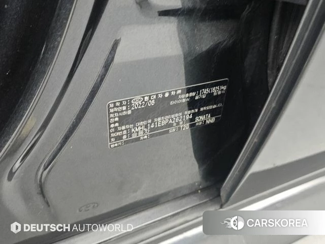 Hyundai Sonata (DN8) id 5040353 из Кореи 11