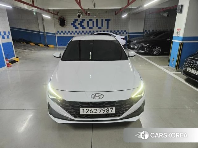 Hyundai Avante (CN7) 2021 Белый из Кореи, фото 5