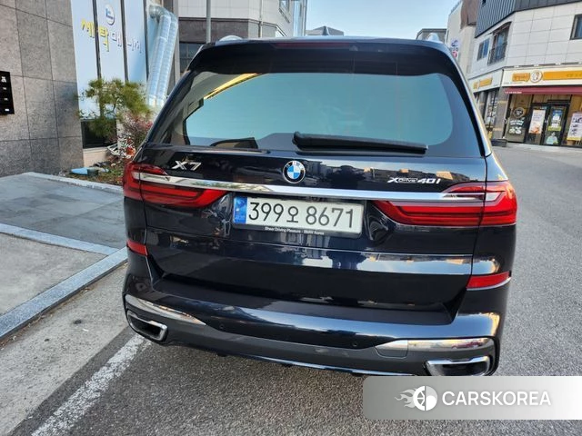 BMW X7 (G07) 2021 Синий из Кореи, фото 2