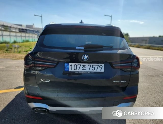 BMW X3 (G01) 2022 Черный из Кореи, фото 2