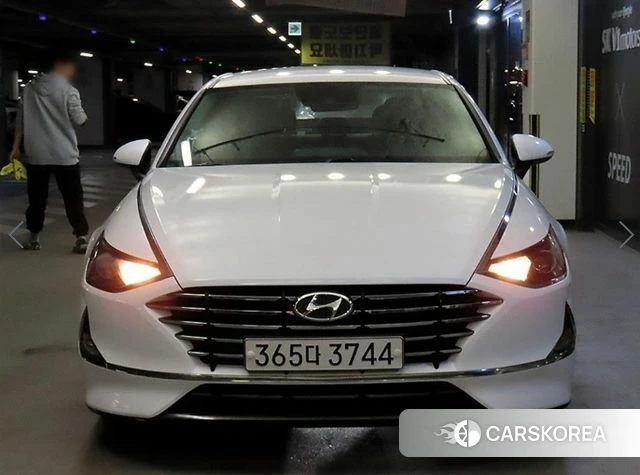 Hyundai Sonata (DN8) 2019 Белый из Кореи, фото 2