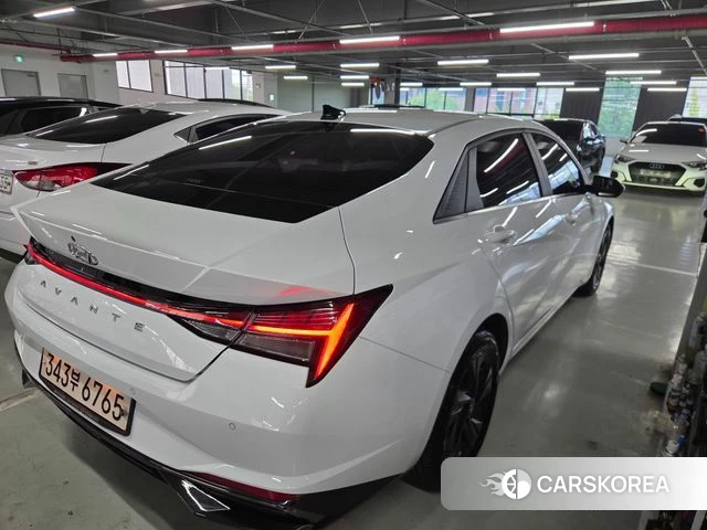 Hyundai Avante (CN7) 2020 Белый из Кореи, фото 3