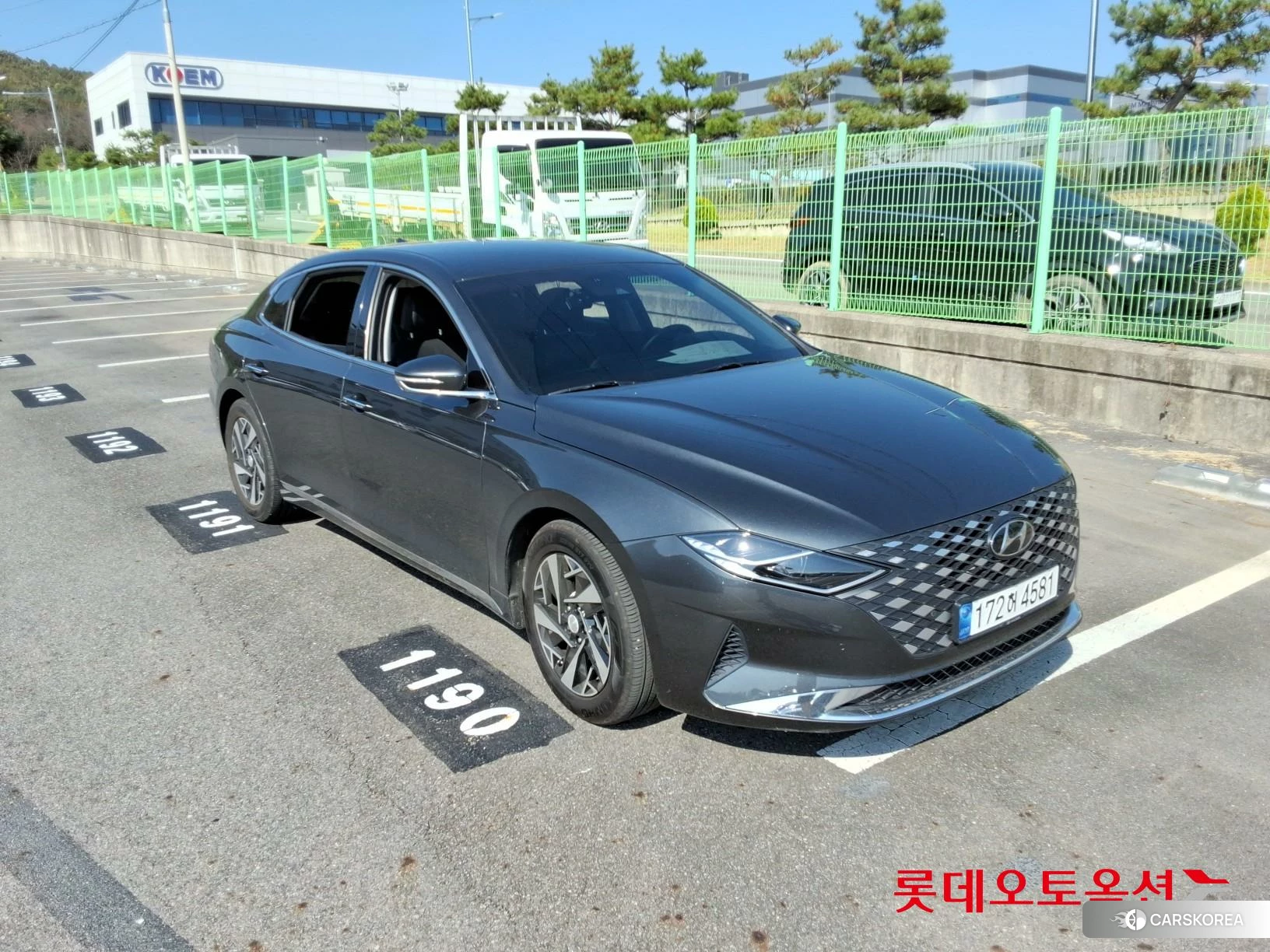Hyundai Grandeur Hybrid 2023 Nocturne Grey Metallic из Кореи, фото 2