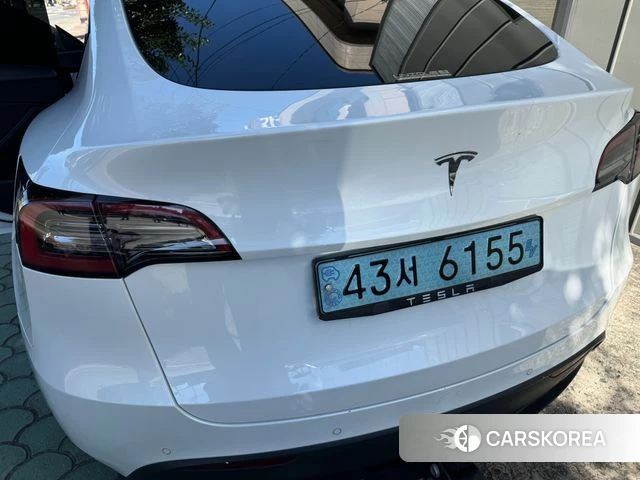 Tesla Model Y 2021 Белый из Кореи, фото 6