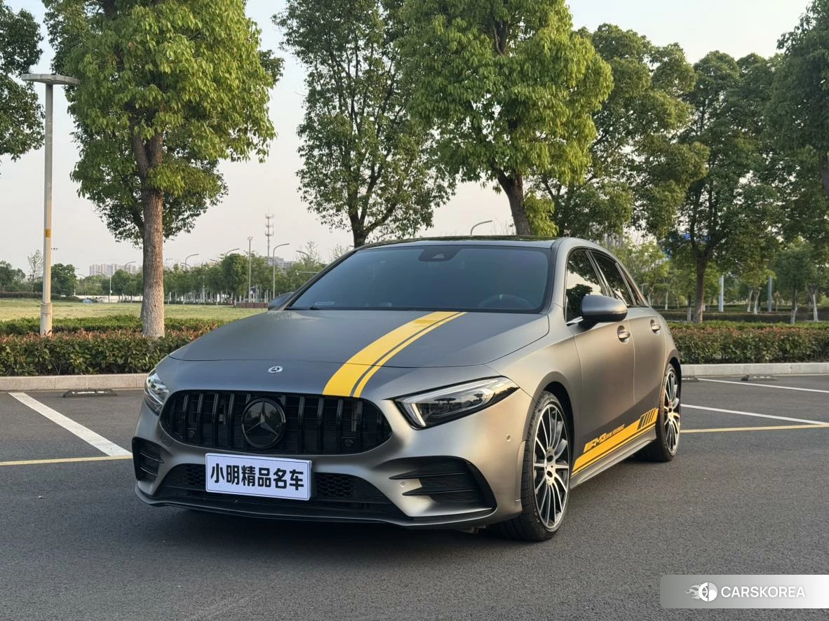 Mercedes-Benz AMG A-Class 2021 Серебристо-серый из Китая, фото 3