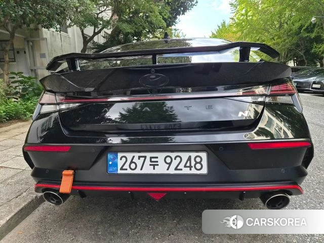 Hyundai The New Avante (CN7) 2023 Черный из Кореи, фото 2