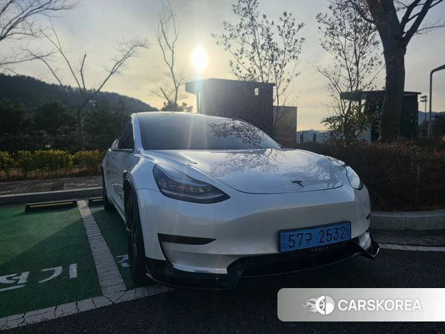 Tesla Model 3 2020 Белый из Кореи, фото 2