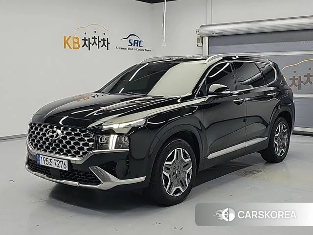 Hyundai The New Santa Fe 2023 Черный из Кореи, фото 2