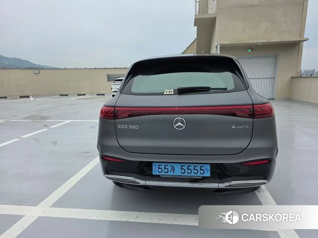 Mercedes-Benz EQS SUV X296 2023 Синий из Кореи, фото 2