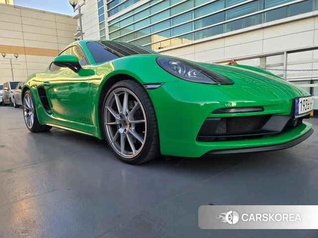 Porsche 718 Cayman 2022 Зеленый из Кореи, фото 2