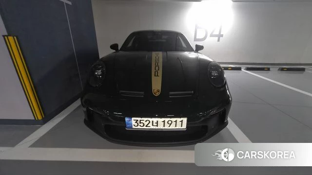 Porsche 911(992) 2022 Темно-зеленый из Кореи, фото 4