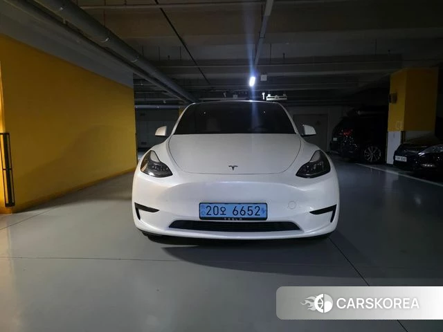 Tesla Model Y 2023 Белый из Кореи, фото 6