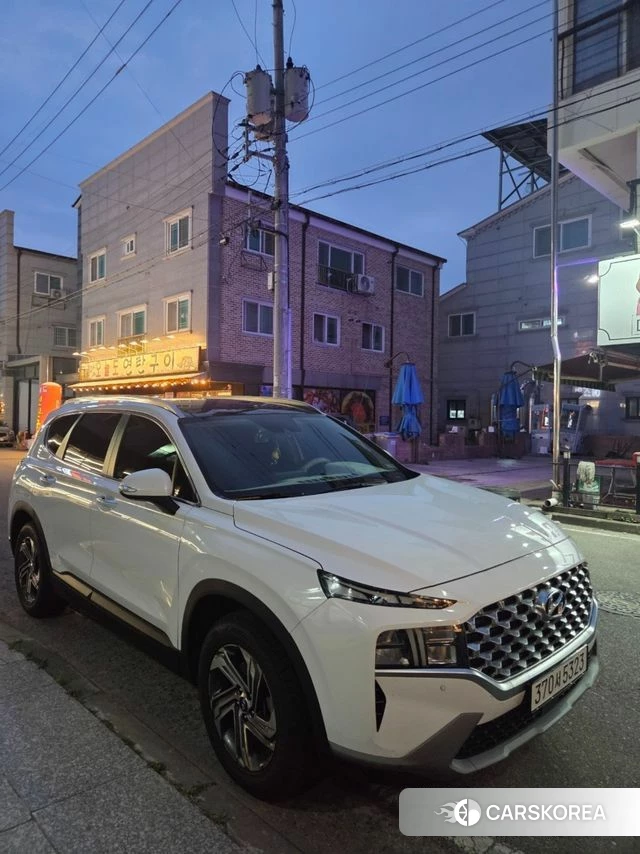 Hyundai The New Santa Fe 2020 Белый из Кореи, фото 2