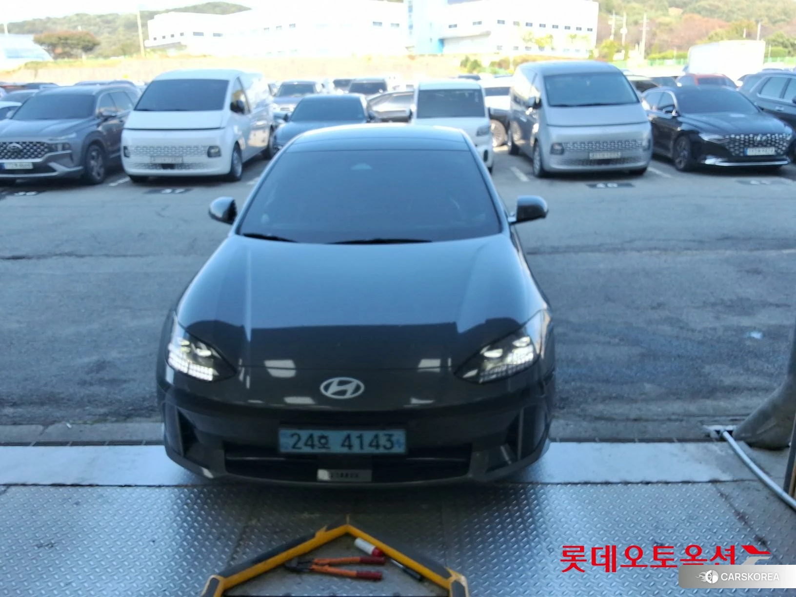 Hyundai IONIQ 6 2023 Nocturne Grey Metallic из Кореи, фото 2