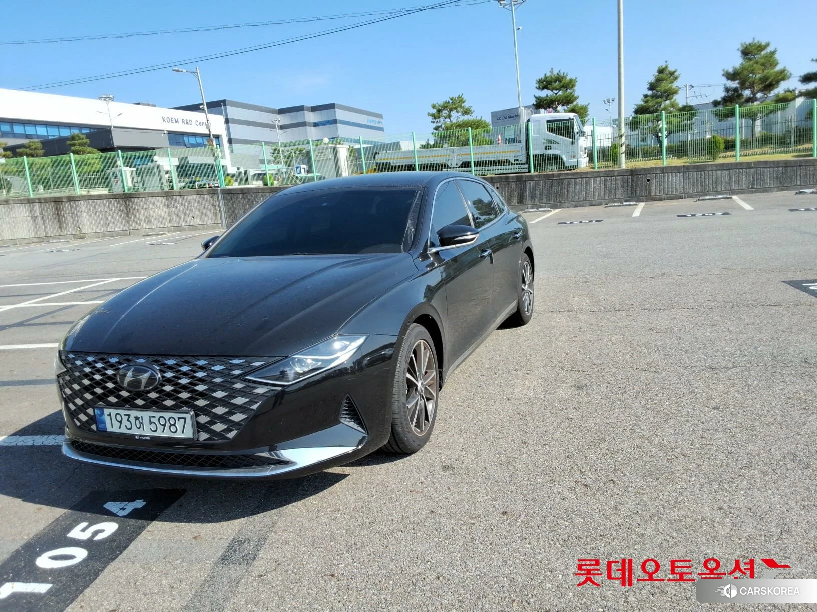Hyundai Grandeur 2023 Midnight Black Pearl из Кореи, фото 2