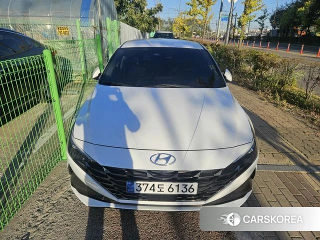Hyundai Avante (CN7) 2021 Белый из Кореи, фото 2