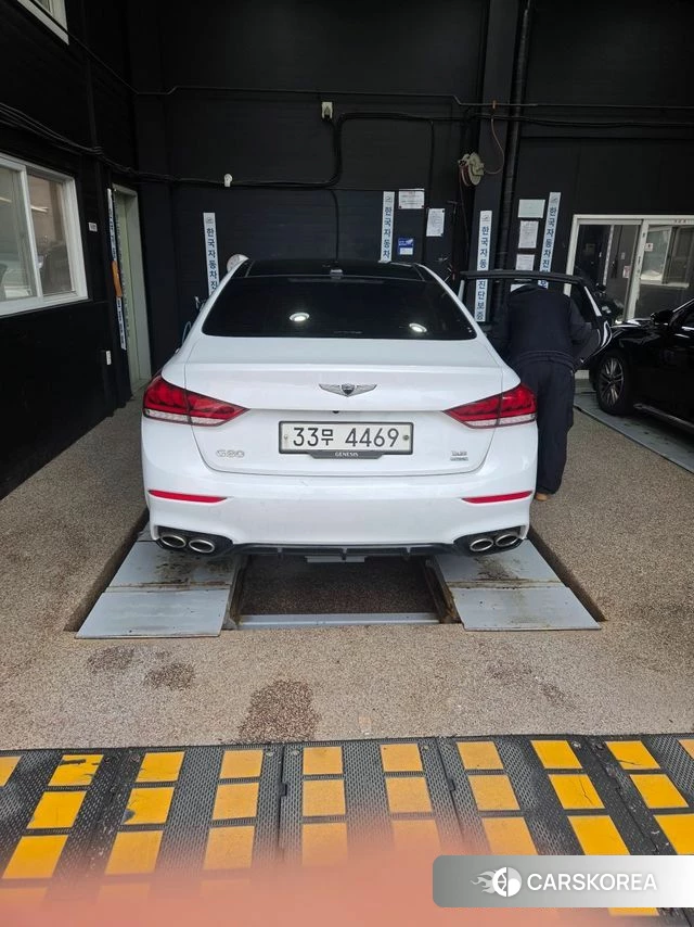 Genesis G80 2019 Белый из Кореи, фото 2