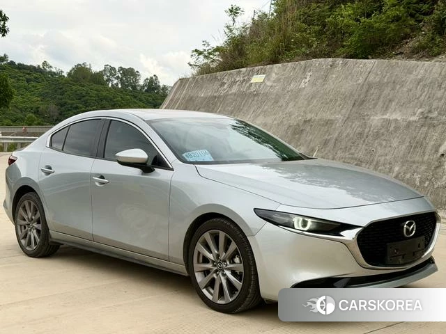 Mazda 3 2021 Серебристо-серый из Китая, фото 2