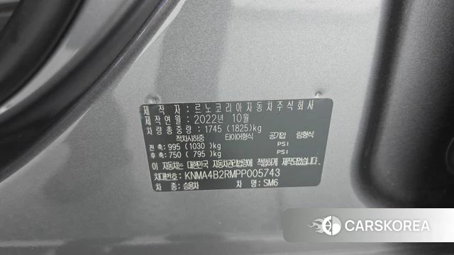 Renault Korea (Samsung) The New SM6 id 4965635 из Кореи 19