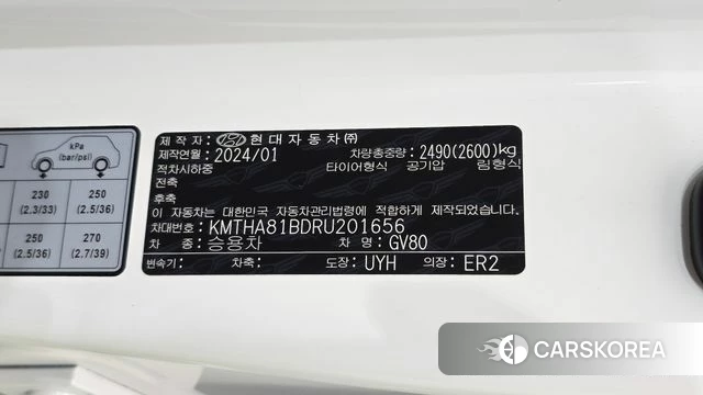 Genesis GV80 id 4957809 из Кореи 20