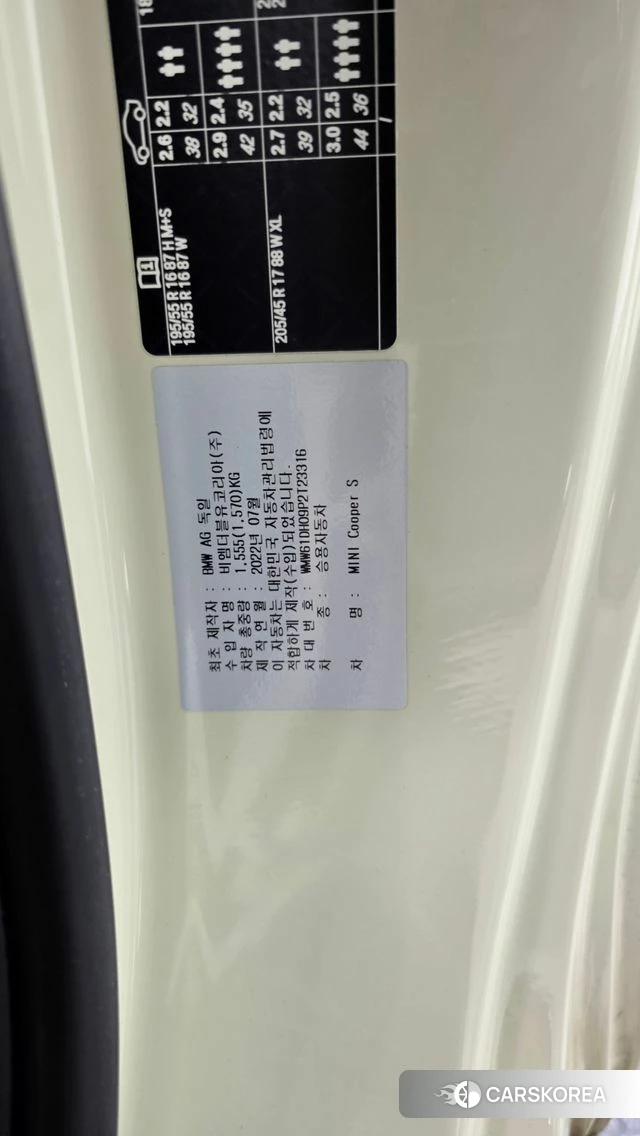 Mini Cooper S id 5040250 из Кореи 20