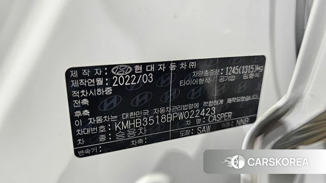 Hyundai Casper id 4463877 из Кореи 20