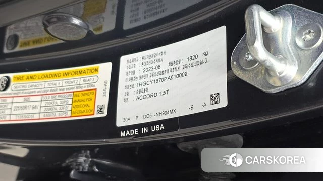 Honda Accord 11th Generation id 4964988 из Кореи 22