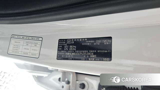Hyundai Avante (CN7) id 5022540 из Кореи 22