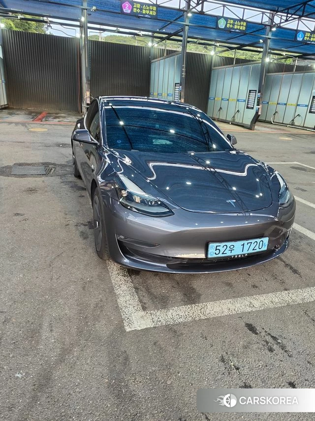 Tesla Model 3 2021 Серый из Кореи, фото 4