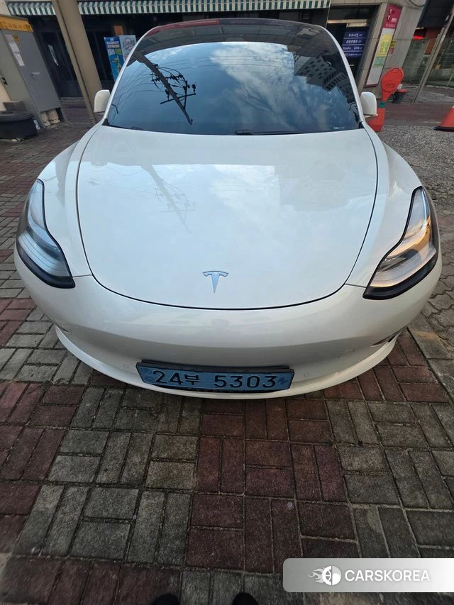 Tesla Model 3 2020 Белый из Кореи, фото 3