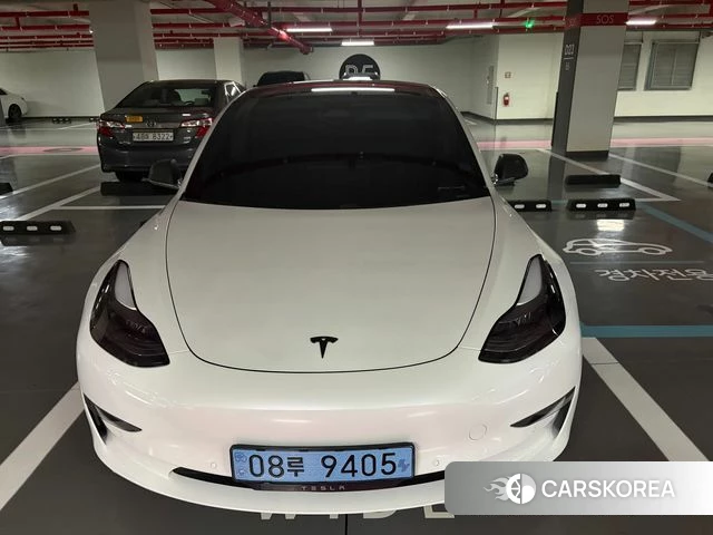 Tesla Model 3 2020 Белый из Кореи, фото 3