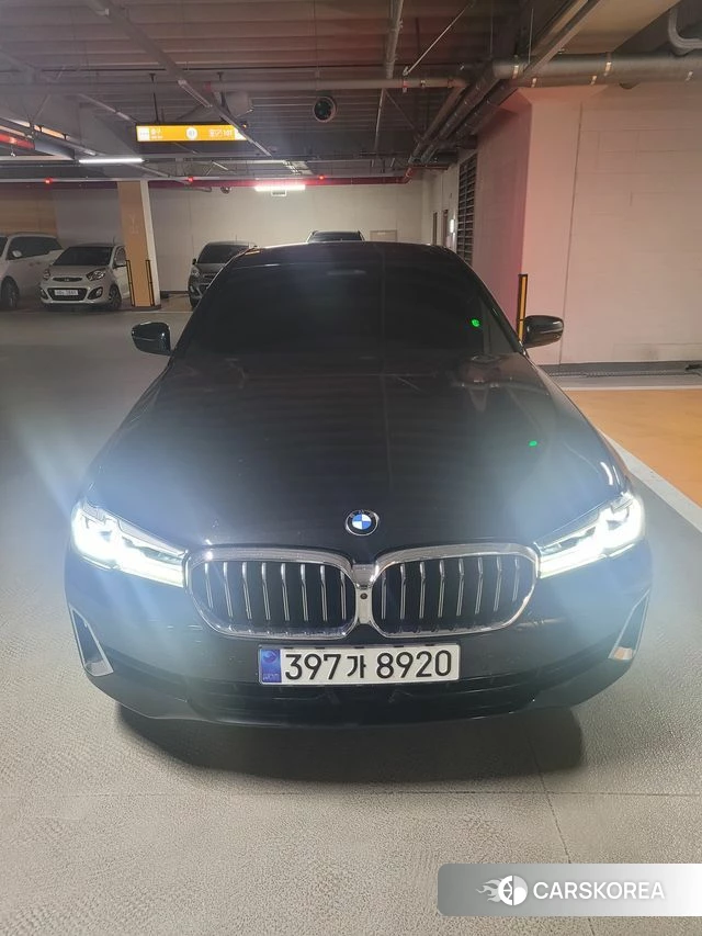 BMW 5 Series (G30) 2021 Черный из Кореи, фото 4