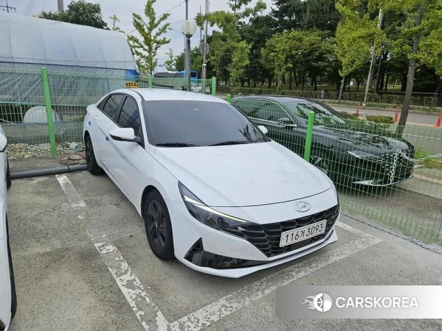 Hyundai Avante (CN7) 2022 Белый из Кореи, фото 4