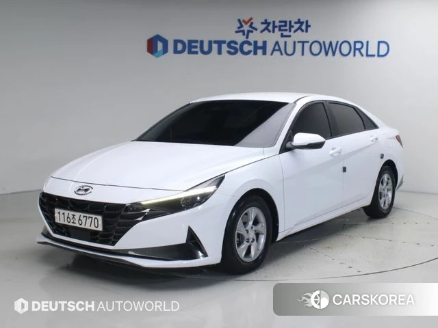 Hyundai Avante (CN7) 2021 Белый из Кореи, фото 3