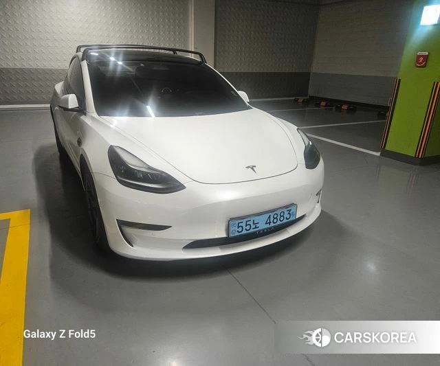 Tesla Model 3 2021 Белый из Кореи, фото 5