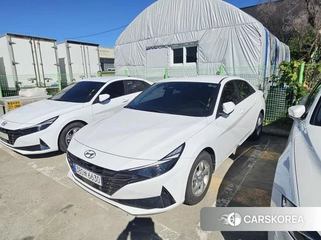 Hyundai Avante (CN7) 2023 Белый из Кореи, фото 4