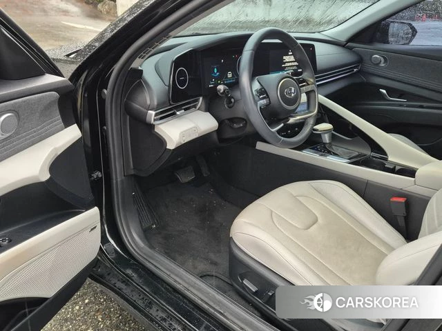 Hyundai Avante Hybrid (CN7) 2022 Черный из Кореи, фото 6