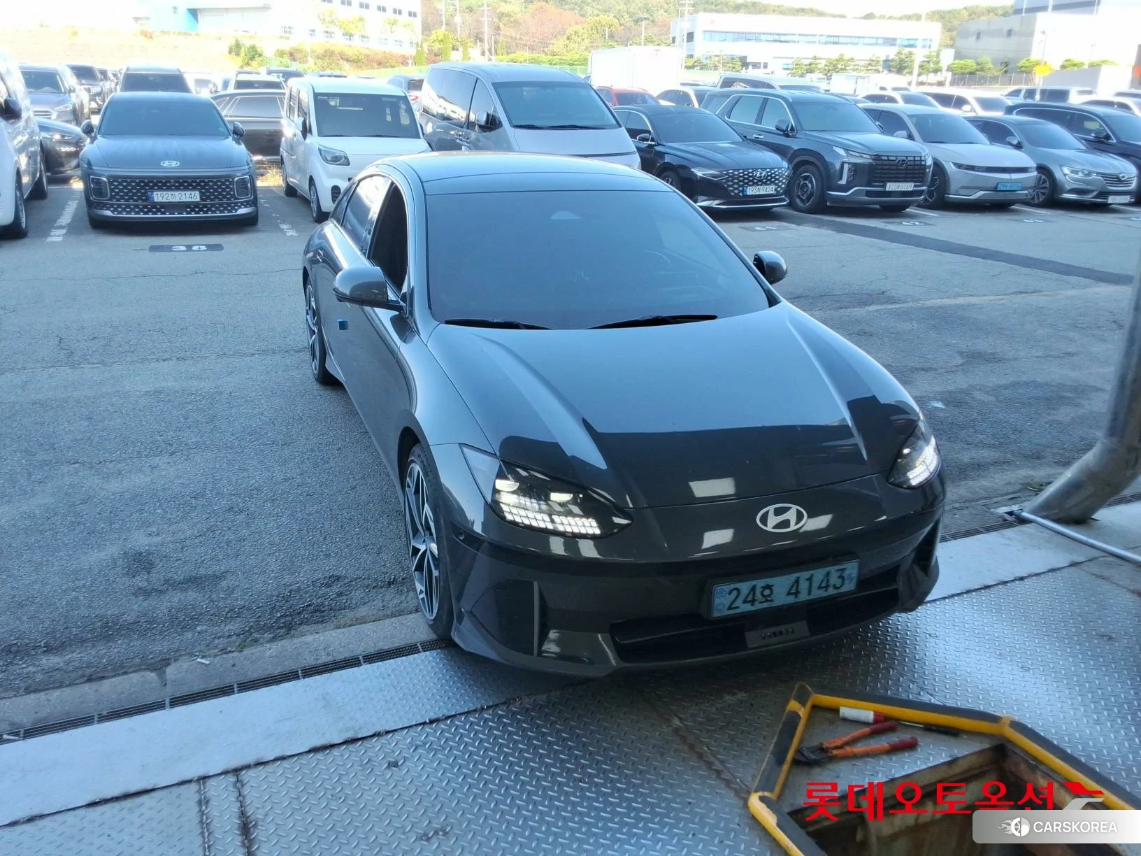 Hyundai IONIQ 6 2023 Nocturne Grey Metallic из Кореи, фото 6